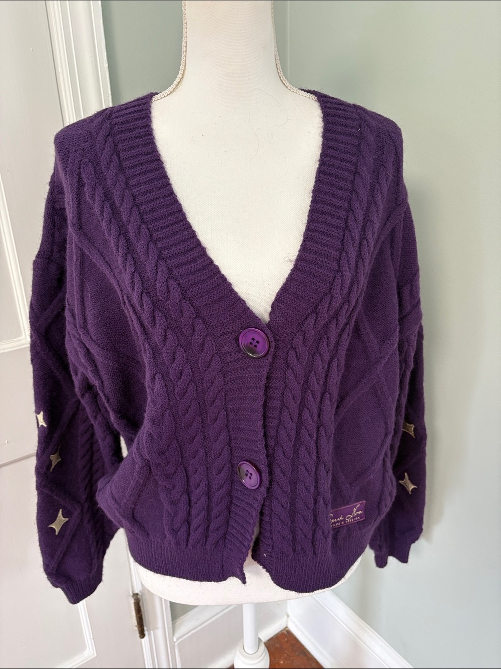 Taylor Swift "Speak Now" Cardigan Taylor's Version Size XS/S Small Purple